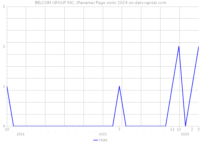 BELCOM GROUP INC. (Panama) Page visits 2024 