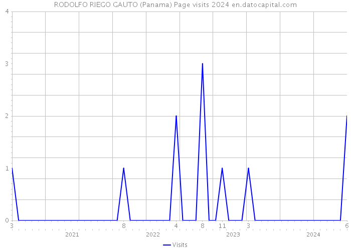 RODOLFO RIEGO GAUTO (Panama) Page visits 2024 