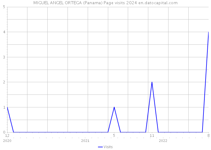 MIGUEL ANGEL ORTEGA (Panama) Page visits 2024 