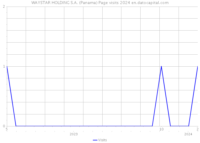 WAYSTAR HOLDING S.A. (Panama) Page visits 2024 