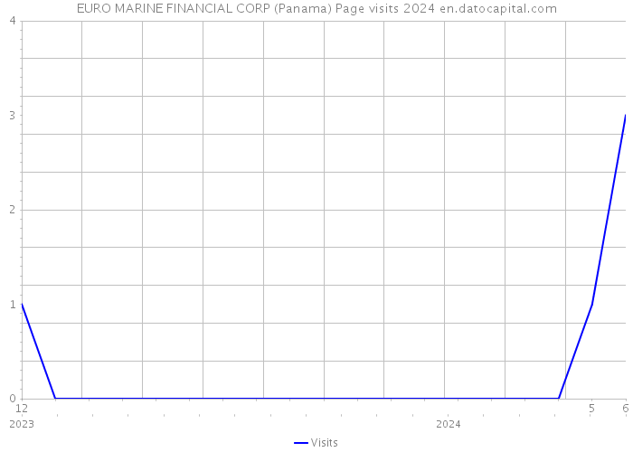 EURO MARINE FINANCIAL CORP (Panama) Page visits 2024 