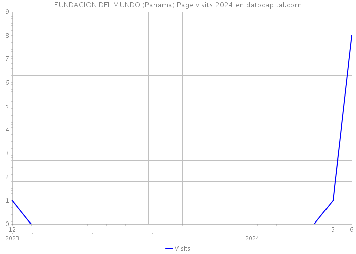 FUNDACION DEL MUNDO (Panama) Page visits 2024 