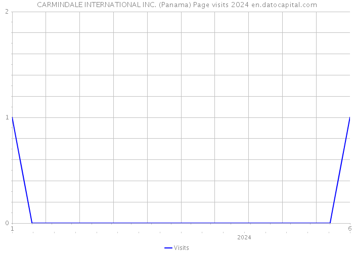 CARMINDALE INTERNATIONAL INC. (Panama) Page visits 2024 