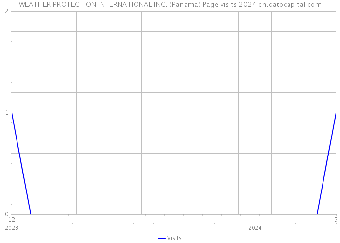 WEATHER PROTECTION INTERNATIONAL INC. (Panama) Page visits 2024 