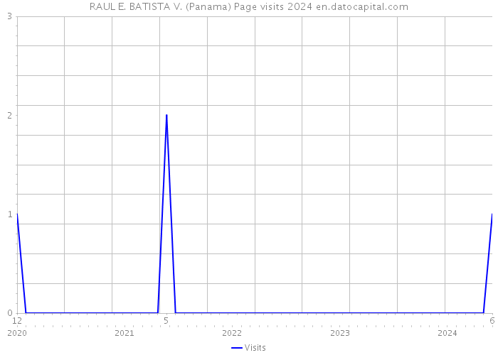 RAUL E. BATISTA V. (Panama) Page visits 2024 