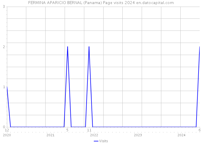 FERMINA APARICIO BERNAL (Panama) Page visits 2024 
