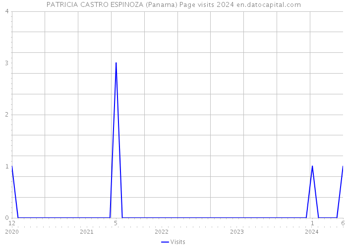 PATRICIA CASTRO ESPINOZA (Panama) Page visits 2024 