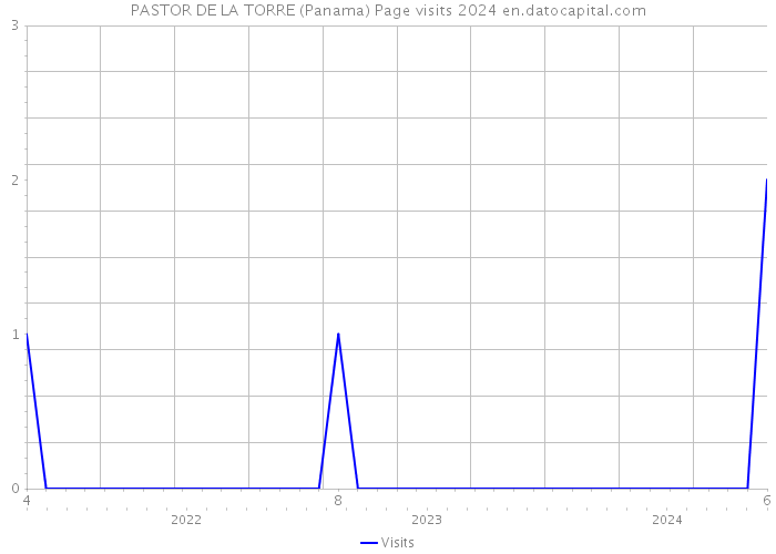 PASTOR DE LA TORRE (Panama) Page visits 2024 
