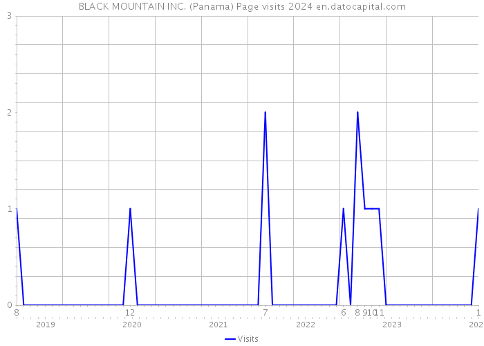BLACK MOUNTAIN INC. (Panama) Page visits 2024 