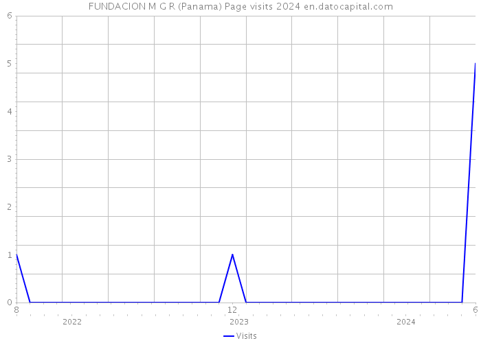 FUNDACION M G R (Panama) Page visits 2024 