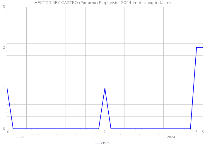 HECTOR REY CASTRO (Panama) Page visits 2024 