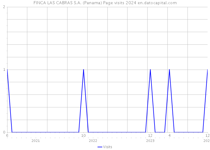 FINCA LAS CABRAS S.A. (Panama) Page visits 2024 