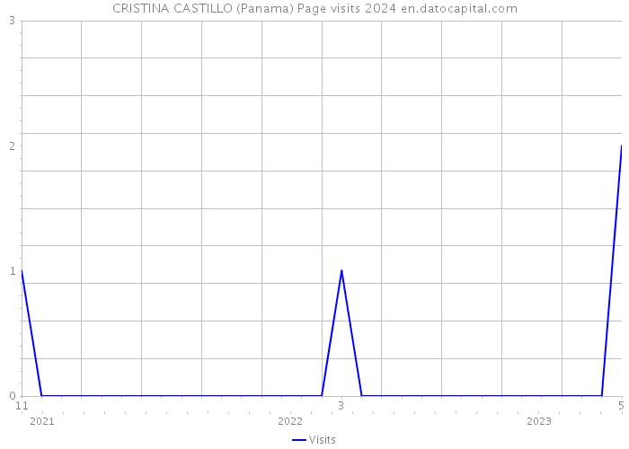 CRISTINA CASTILLO (Panama) Page visits 2024 