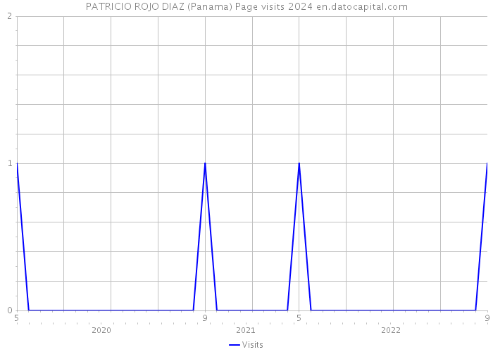PATRICIO ROJO DIAZ (Panama) Page visits 2024 