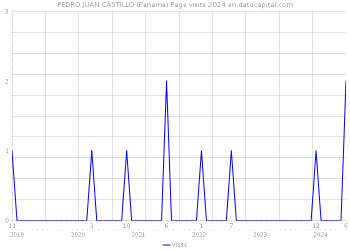 PEDRO JUAN CASTILLO (Panama) Page visits 2024 