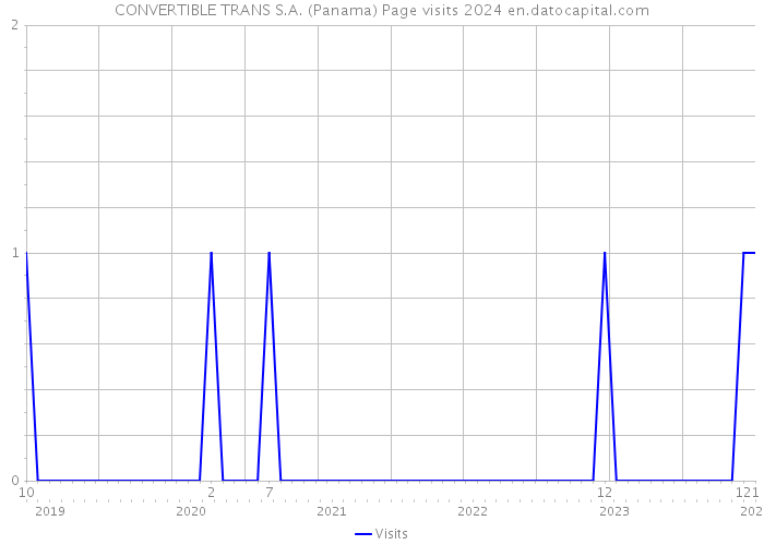 CONVERTIBLE TRANS S.A. (Panama) Page visits 2024 