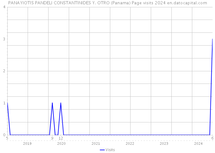 PANAYIOTIS PANDELI CONSTANTINIDES Y. OTRO (Panama) Page visits 2024 