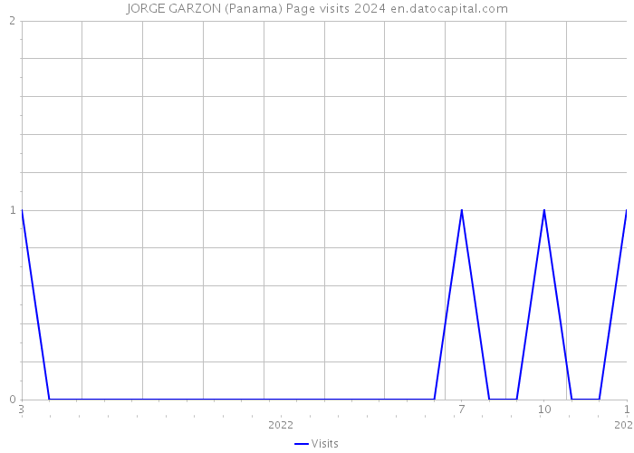 JORGE GARZON (Panama) Page visits 2024 