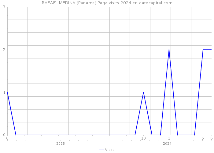 RAFAEL MEDINA (Panama) Page visits 2024 