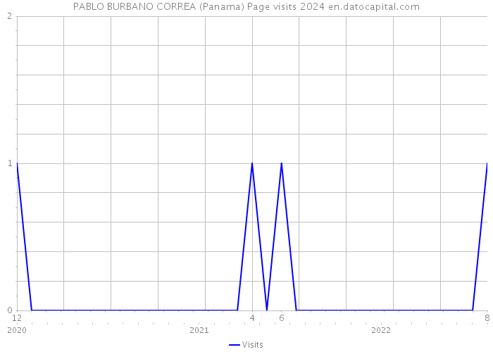 PABLO BURBANO CORREA (Panama) Page visits 2024 
