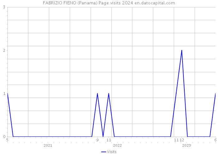 FABRIZIO FIENO (Panama) Page visits 2024 