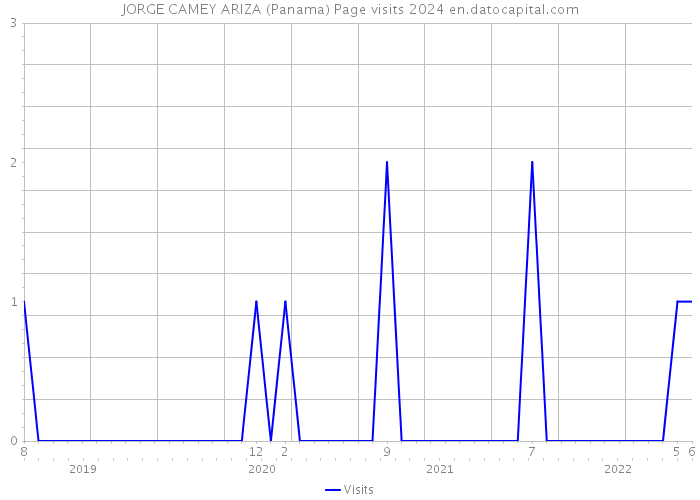 JORGE CAMEY ARIZA (Panama) Page visits 2024 
