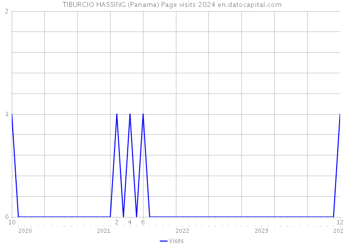 TIBURCIO HASSING (Panama) Page visits 2024 
