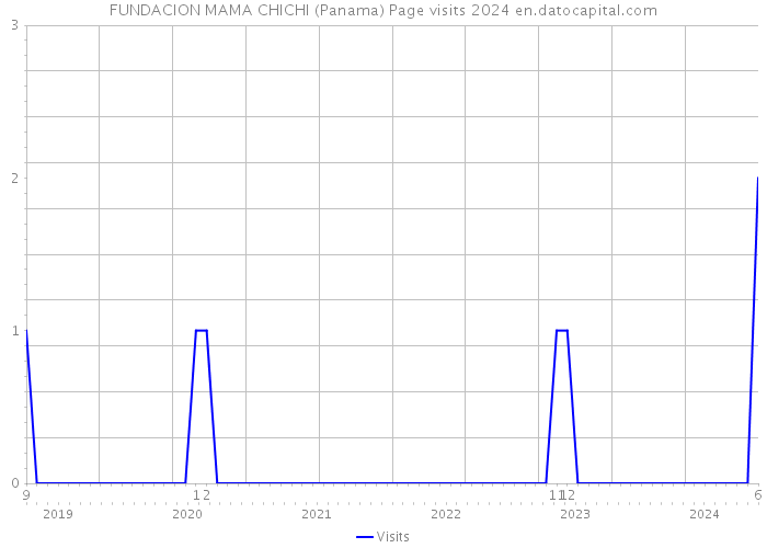 FUNDACION MAMA CHICHI (Panama) Page visits 2024 
