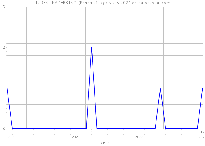 TUREK TRADERS INC. (Panama) Page visits 2024 