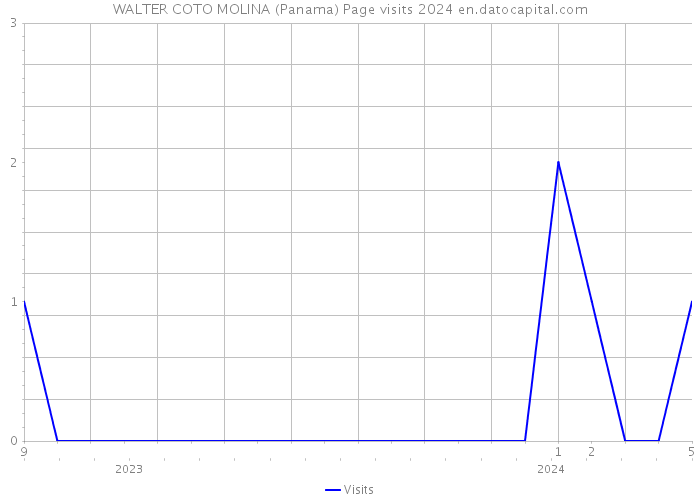 WALTER COTO MOLINA (Panama) Page visits 2024 