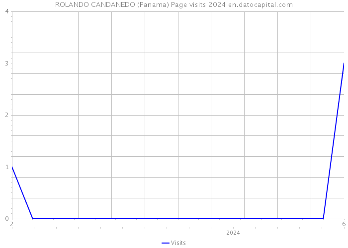 ROLANDO CANDANEDO (Panama) Page visits 2024 