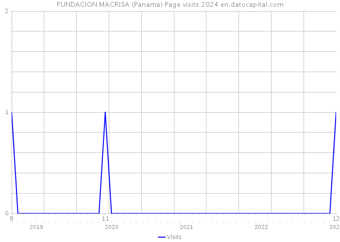 FUNDACION MACRISA (Panama) Page visits 2024 