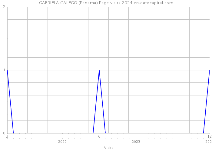 GABRIELA GALEGO (Panama) Page visits 2024 