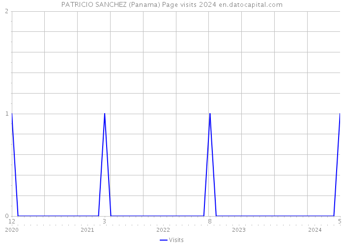 PATRICIO SANCHEZ (Panama) Page visits 2024 