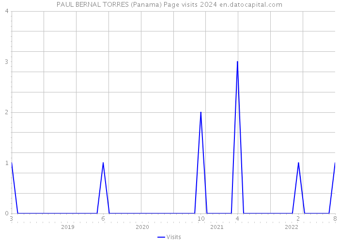 PAUL BERNAL TORRES (Panama) Page visits 2024 