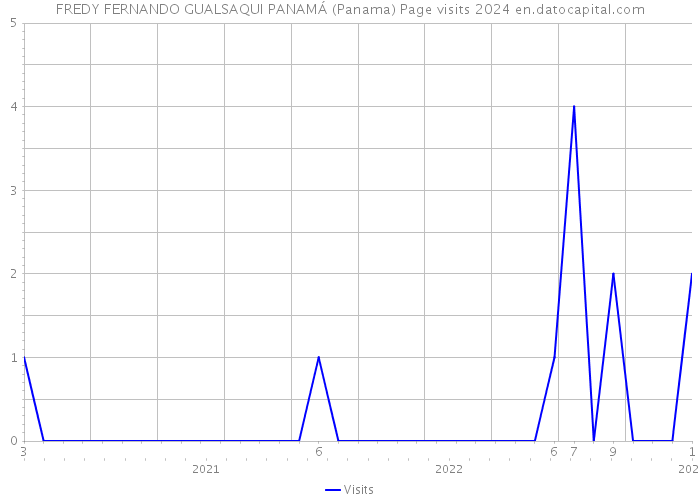 FREDY FERNANDO GUALSAQUI PANAMÁ (Panama) Page visits 2024 