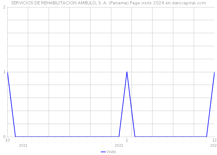 SERVICIOS DE REHABILITACION AMBULO, S. A. (Panama) Page visits 2024 