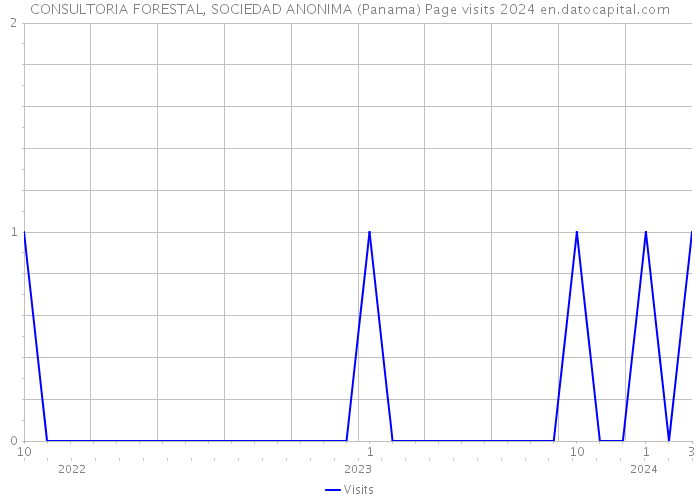 CONSULTORIA FORESTAL, SOCIEDAD ANONIMA (Panama) Page visits 2024 