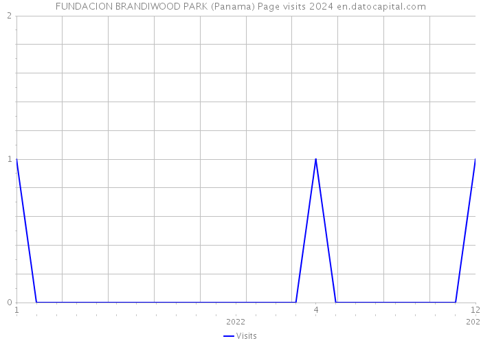 FUNDACION BRANDIWOOD PARK (Panama) Page visits 2024 