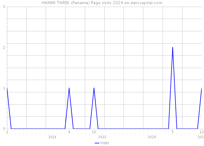 HAMMI TAREK (Panama) Page visits 2024 