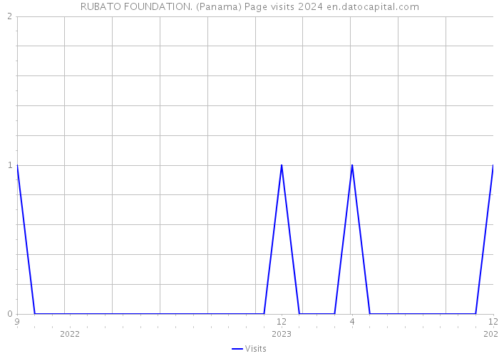 RUBATO FOUNDATION. (Panama) Page visits 2024 