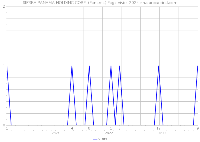 SIERRA PANAMA HOLDING CORP. (Panama) Page visits 2024 