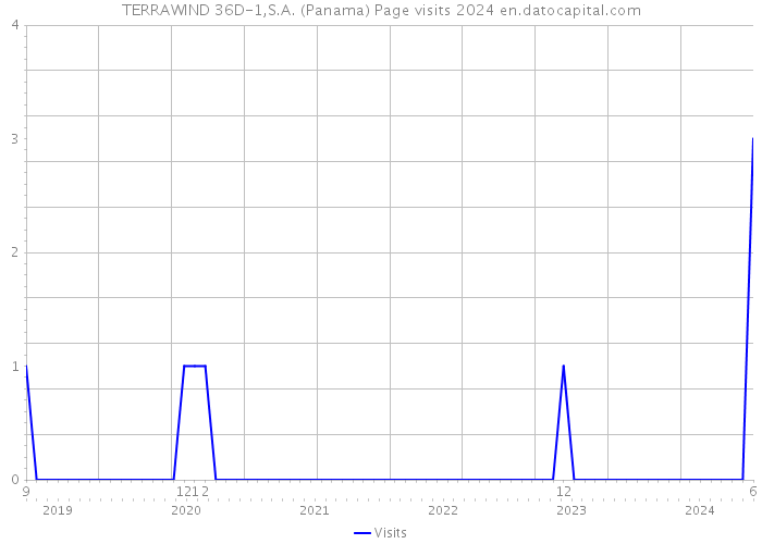 TERRAWIND 36D-1,S.A. (Panama) Page visits 2024 
