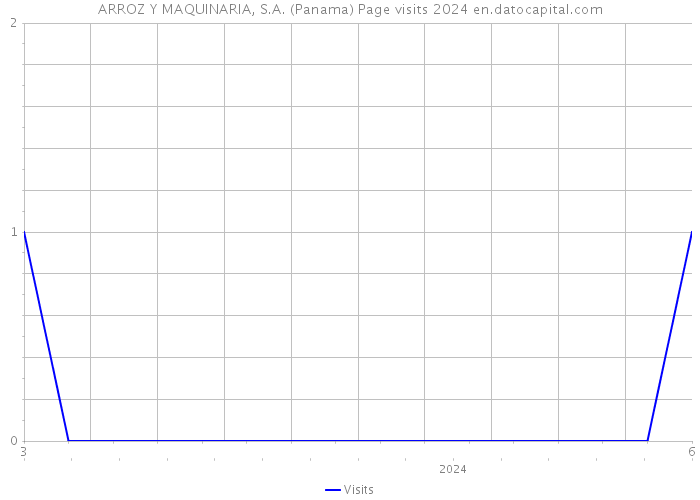 ARROZ Y MAQUINARIA, S.A. (Panama) Page visits 2024 