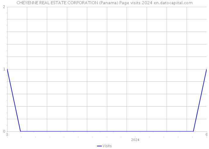 CHEYENNE REAL ESTATE CORPORATION (Panama) Page visits 2024 