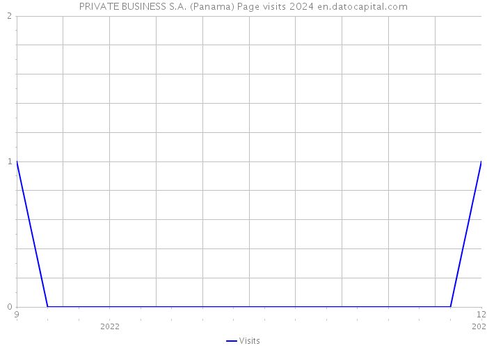 PRIVATE BUSINESS S.A. (Panama) Page visits 2024 