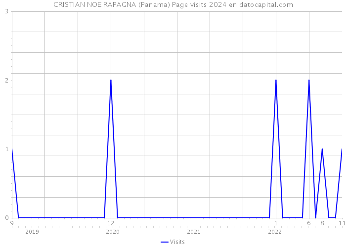 CRISTIAN NOE RAPAGNA (Panama) Page visits 2024 