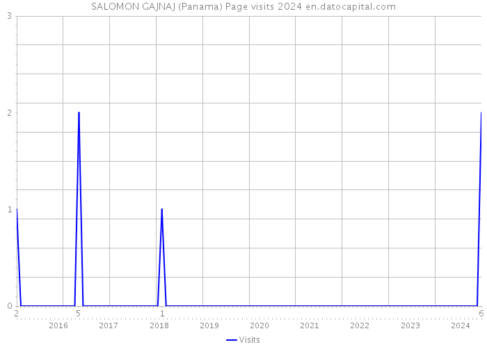 SALOMON GAJNAJ (Panama) Page visits 2024 