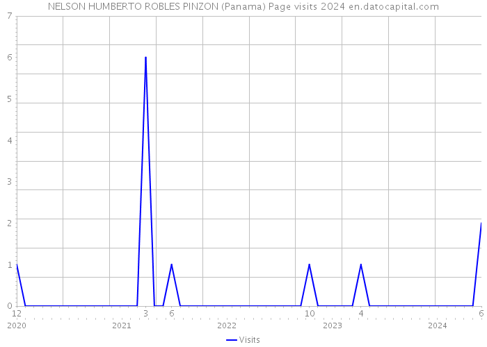 NELSON HUMBERTO ROBLES PINZON (Panama) Page visits 2024 
