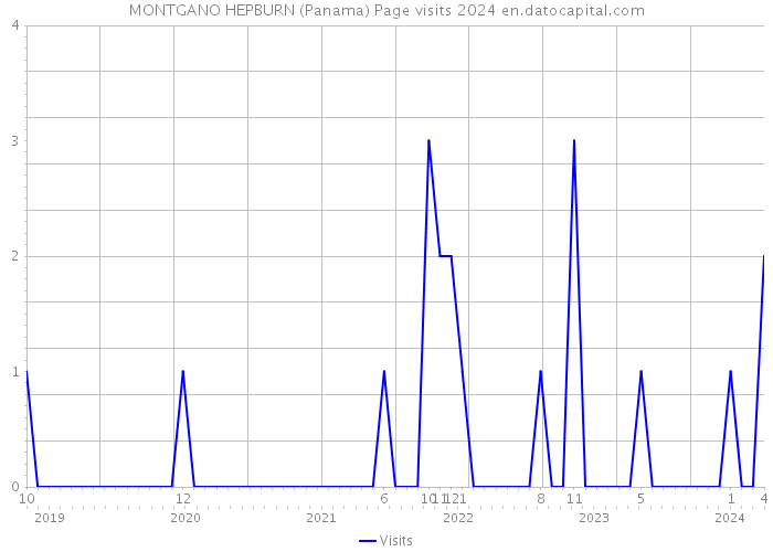 MONTGANO HEPBURN (Panama) Page visits 2024 